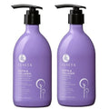 Luseta Biotin & Collagen Travel Size Shampoo and Conditioner Set for Thinning Hair, Thickening & Strengthening with Argan Oil - Travel Size Adds Volume Sulfate Free, Paraben Free - 2 * 1.01 Fl Oz