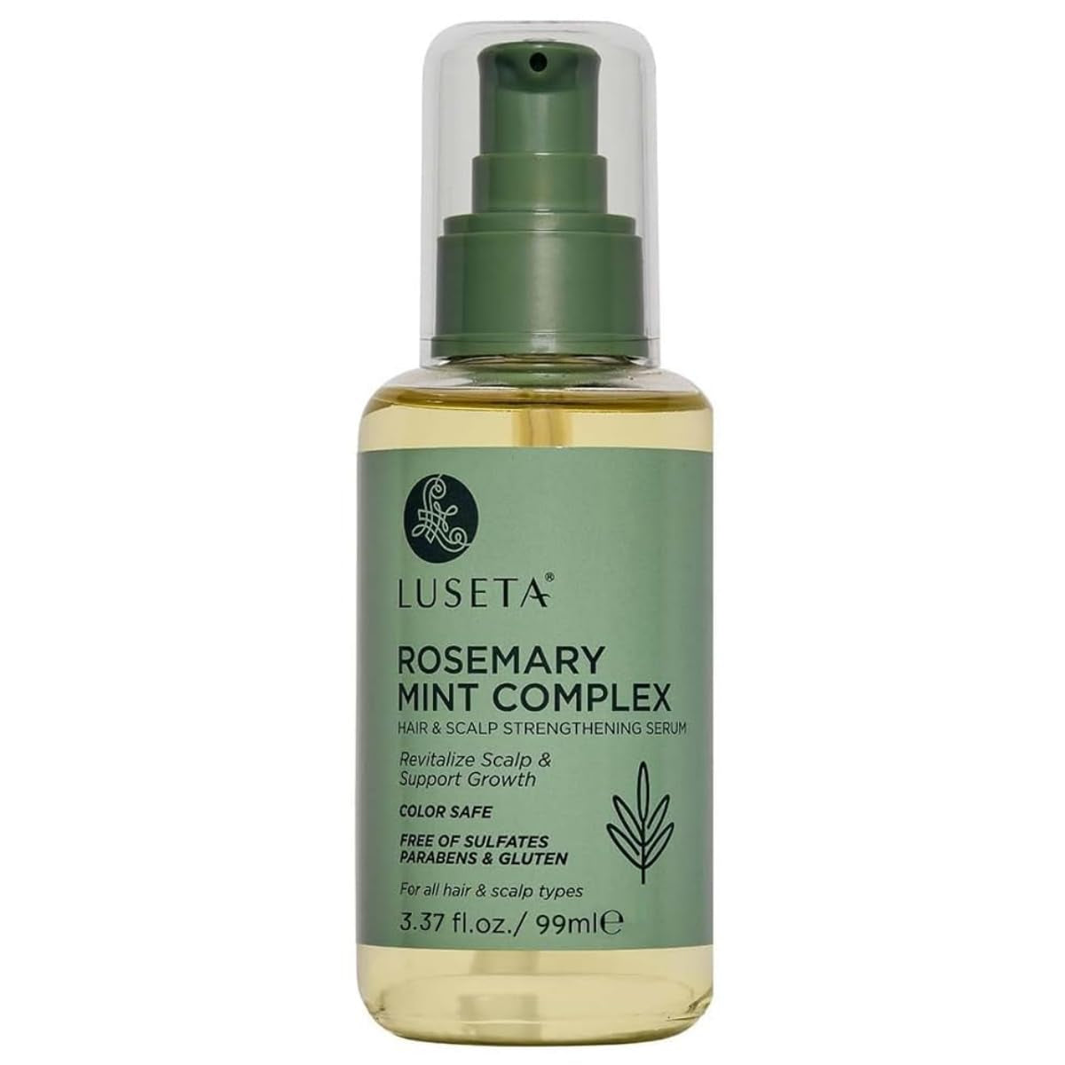 Rosemary Hair Growth Oil for Thin Damaged Hair, 3.37 Oz | Rosemary Hair Growth Oil for Thin, Damaged Hair; Helps Nourish Scalp, Reduce Breakage, Smooth Frizz and Add Shine