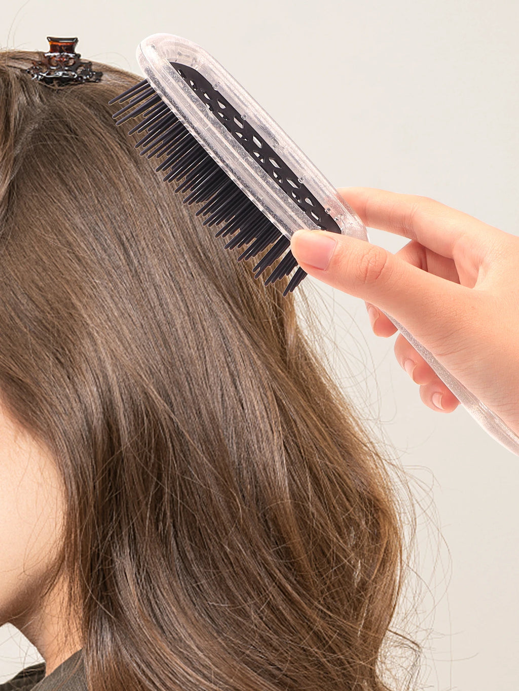 New Air Cushion Comb Tangled Hair Comb Hair Brush Massage Anti-Static Hollow Out Wet Hair Brushes Barber Sequins Styling Tool