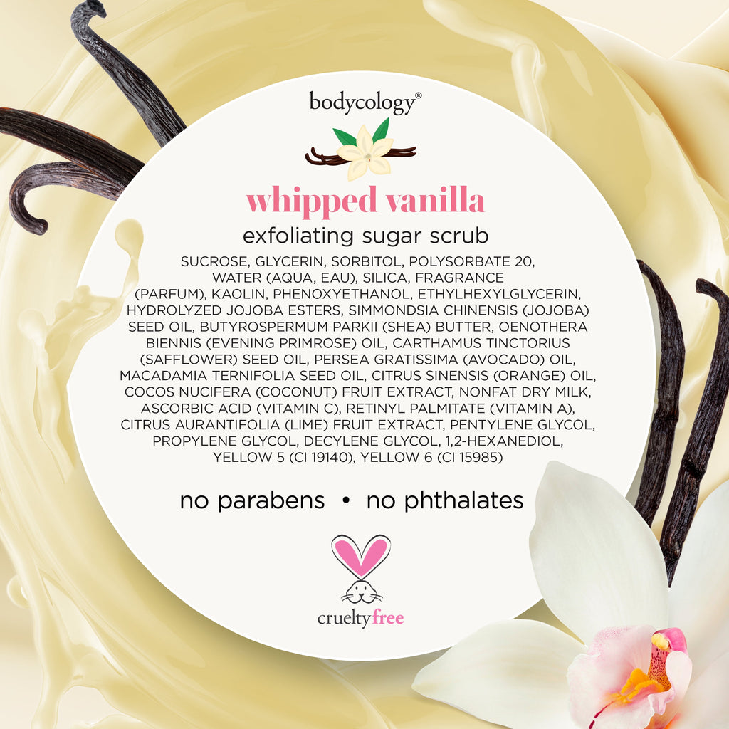 Whipped Vanilla Exfoliating Sugar Scrub, 10.5 Oz