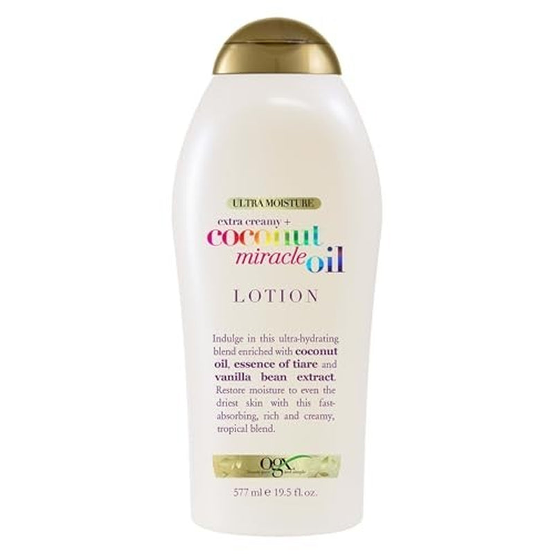 OGX Extra Creamy Coconut Miracle Oil Body Lotion Hydrating Moisturizer