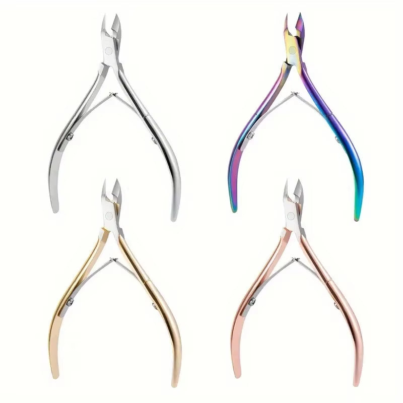Nail Cuticle Nipper Stainless Steel Nail Clipper Cutter Cuticle Scissors Plier Manicure Tools