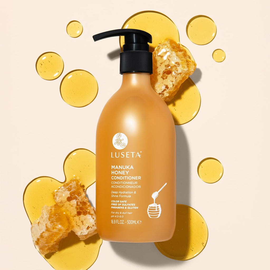 Manuka Honey Conditioner for Dry & Dull Hair, Moisturizing 16.9 Oz | Deep Hydration, Frizz Control, Smooth Softness, Shine Boost, Easy Detangling, Sulfate Free