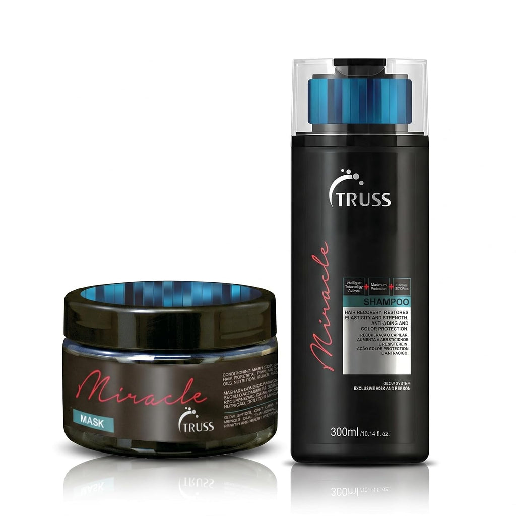 Miracle Hair Mask - Deep Conditioning Hair Treatment Bundle with Miracle Shampoo