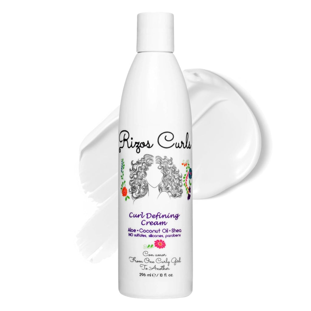 Curl Defining Cream for Wavy, Curly, Coily Hair – Frizz Control, Defines, Softens, Moisturizes, Adds Shine for 1A–4C Hair Types – Sulfate & Paraben