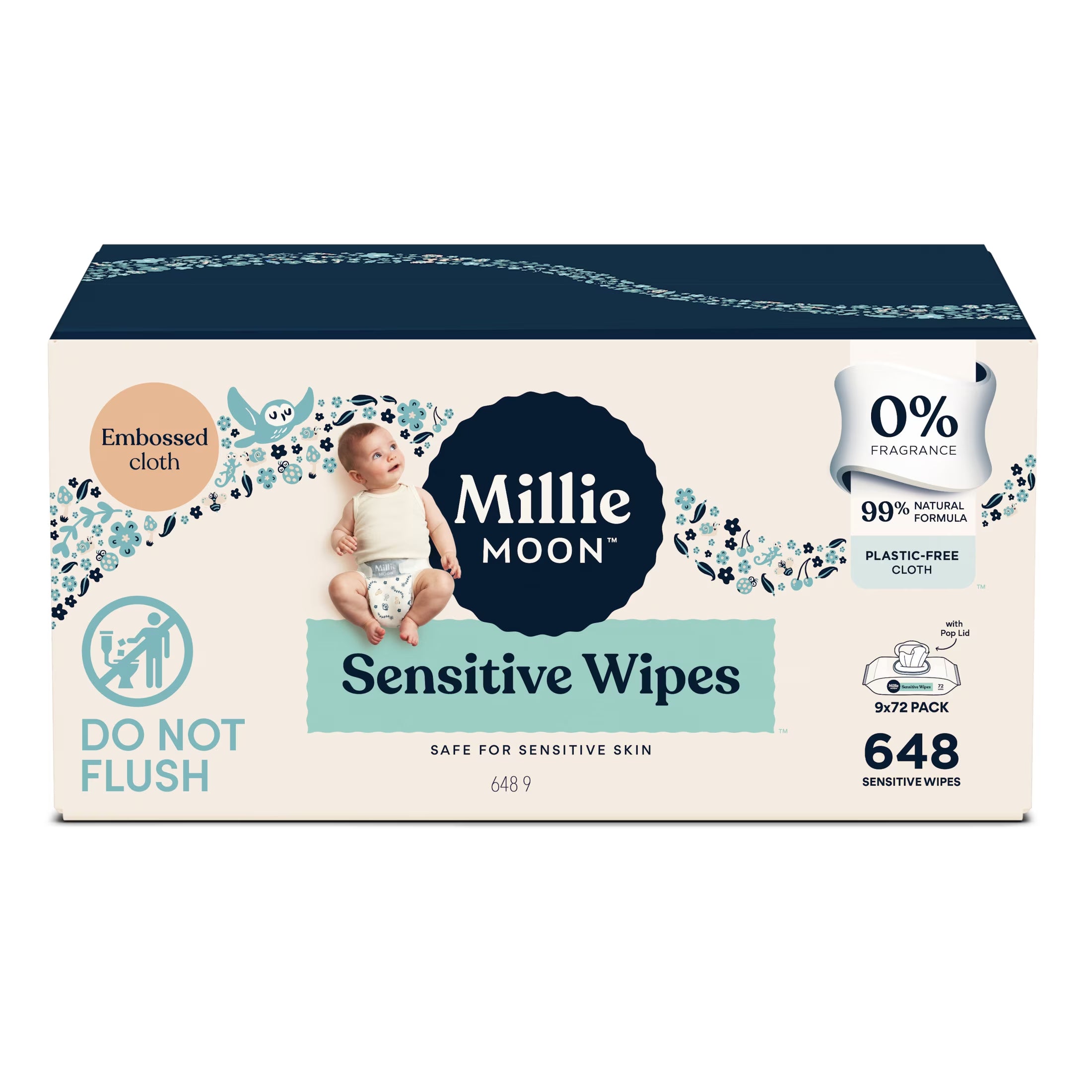 Sensitive Wipes, 648 Count (Select for More Options)
