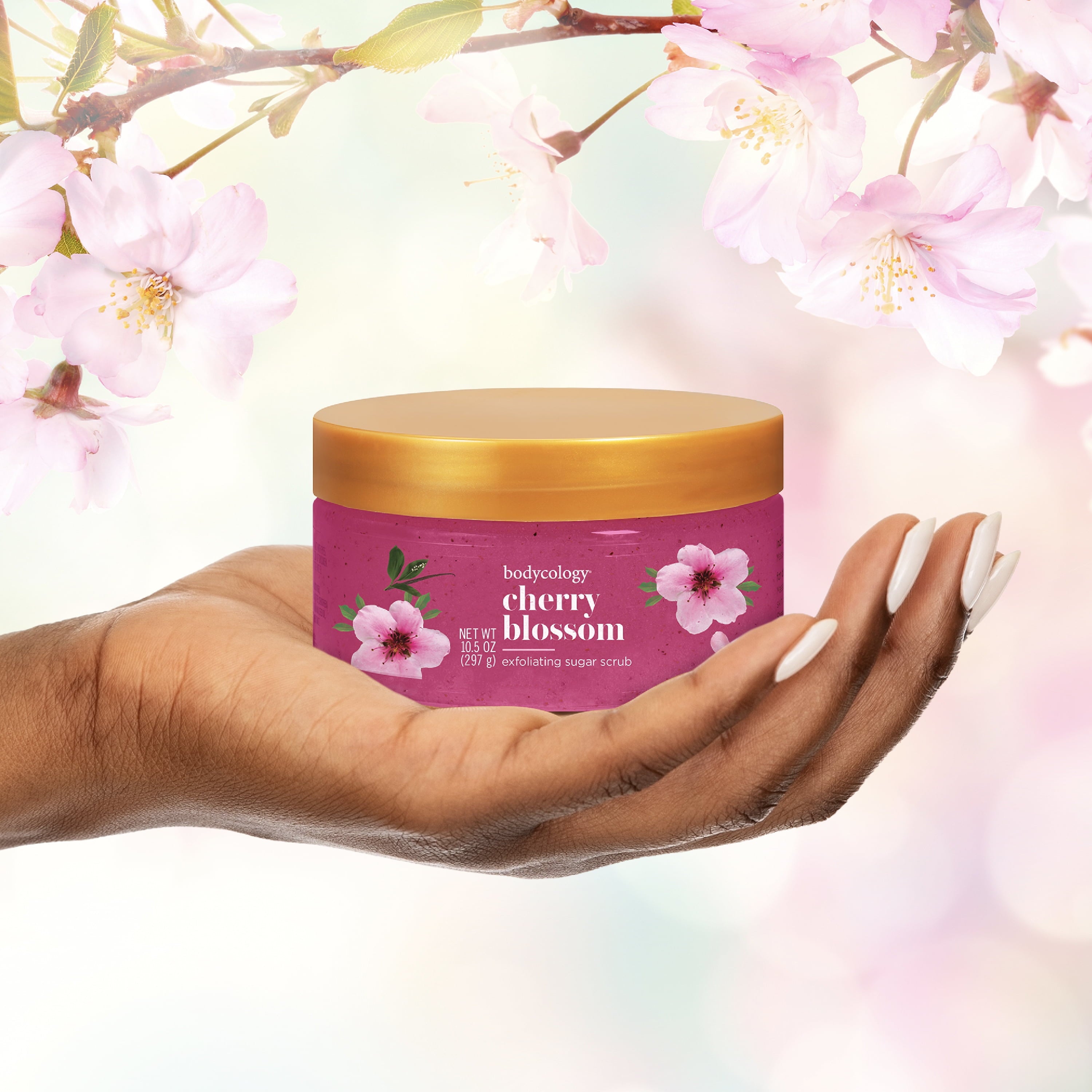 Cherry Blossom Exfoliating Sugar Scrub 10.5 Oz