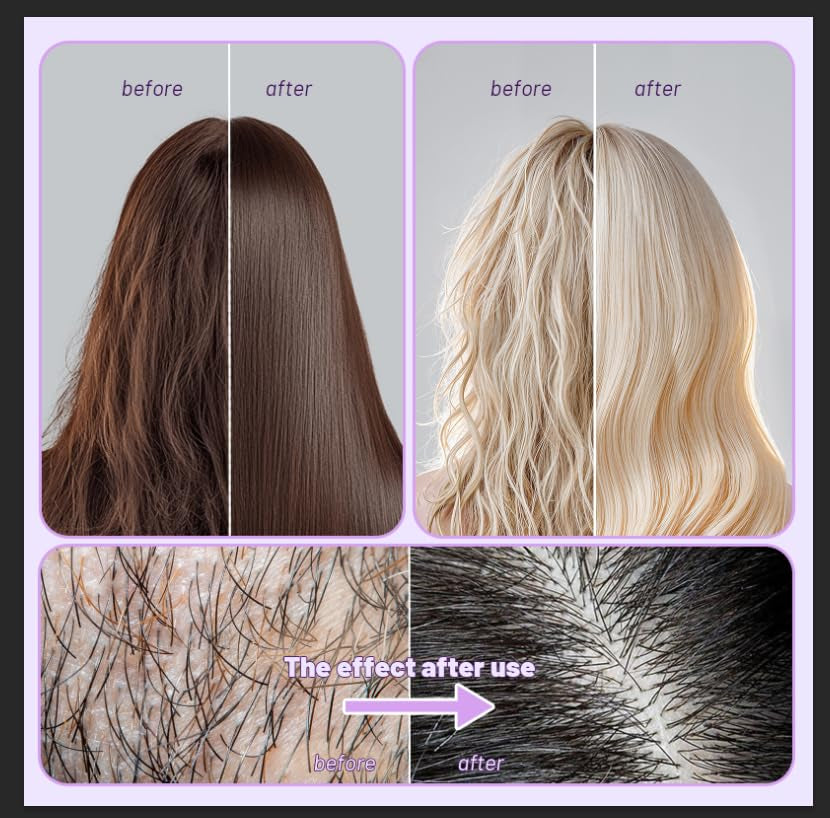 Thickening Shampoo for Fine Thin Hair - Volumizing Biotin & Collagen Formula for Flat Limp Hair, Adds Body and Fullness, Sulfate-Free, Paraben-Free, 16.8Oz