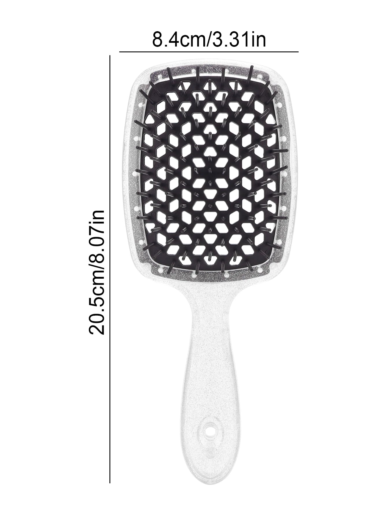New Air Cushion Comb Tangled Hair Comb Hair Brush Massage Anti-Static Hollow Out Wet Hair Brushes Barber Sequins Styling Tool