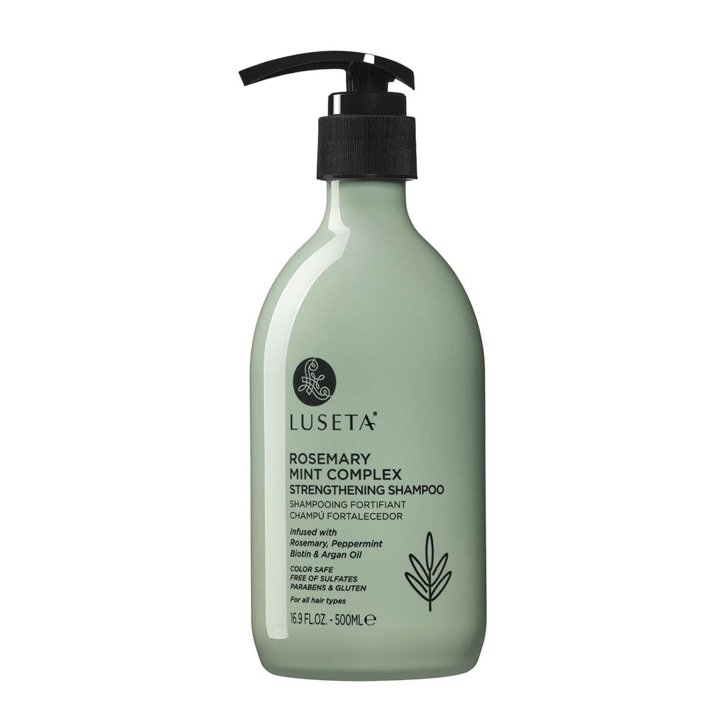 Rosemary Mint Strengthening Shampoo for All Hair Types 16.9 Oz | Refreshing Care, Frizz Control, Lightweight Moisture, Smooth Finish, Easy Detangling, Sulfate Free