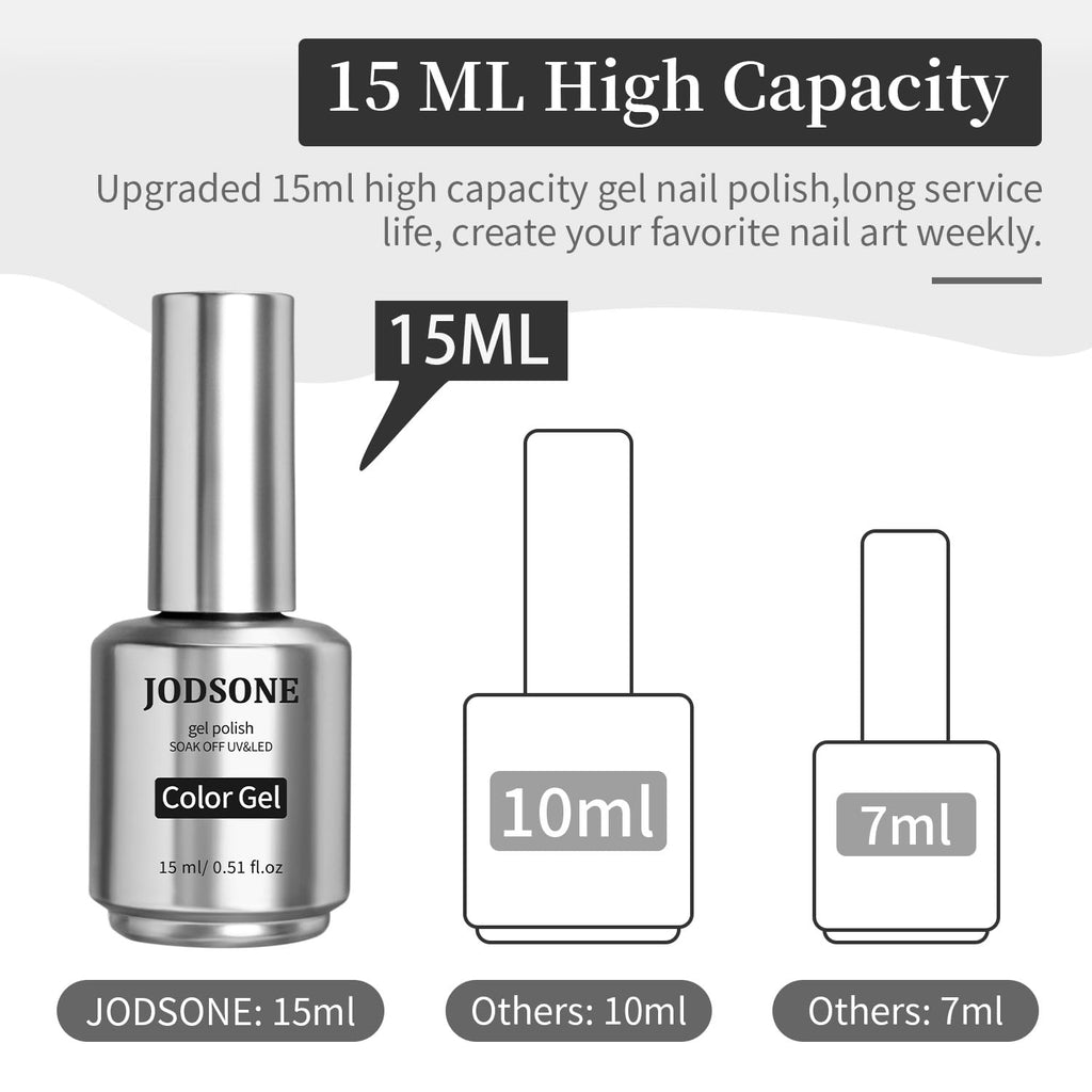 15Ml Black Gel Nail Polish Gel Polish Black Soak off Led Gel Polish Nail Art Manicure Salon Diy at Home