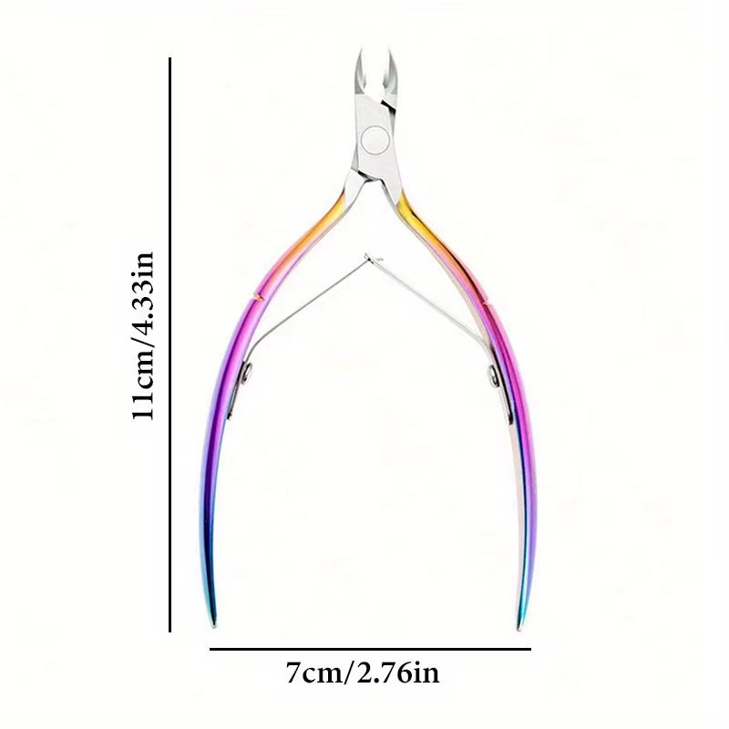 Nail Cuticle Nipper Stainless Steel Nail Clipper Cutter Cuticle Scissors Plier Manicure Tools