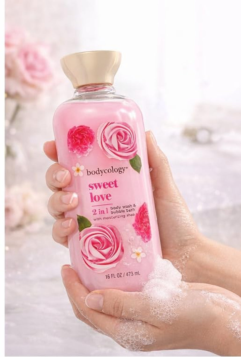 2 in 1 Body Wash and Bubble Bath - Sweet Love by  for Women - 16 Oz Body Wash
