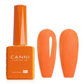 Bright Orange Gel Nail Polish, 1Pcs Orange Gel Polish Color High Gloss Soak off U V Nail Manicure Salon DIY