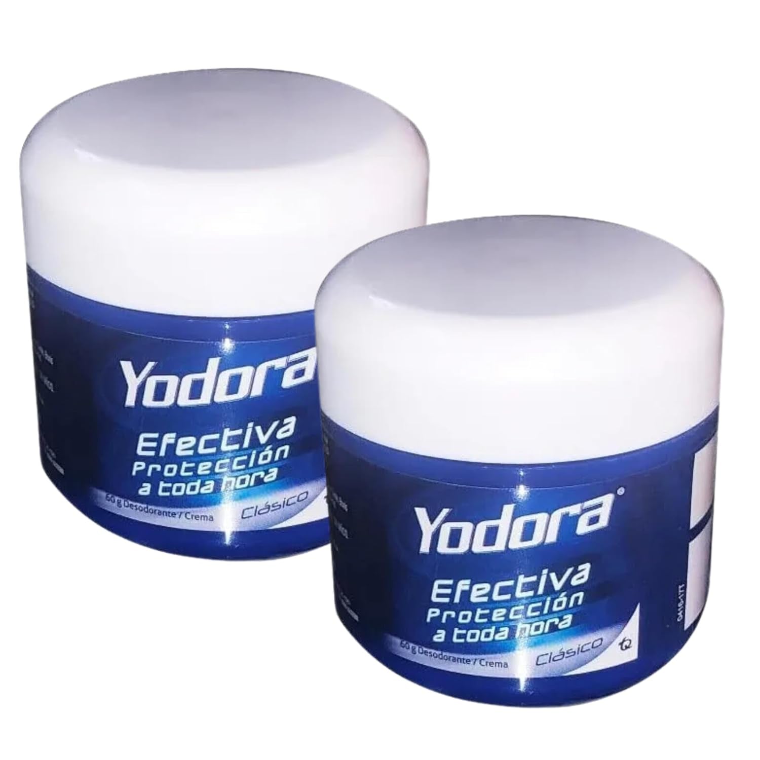 Classic Yodora Deodorant Maximum Protection. Pack 2 of 60Gr /2.11Oz
