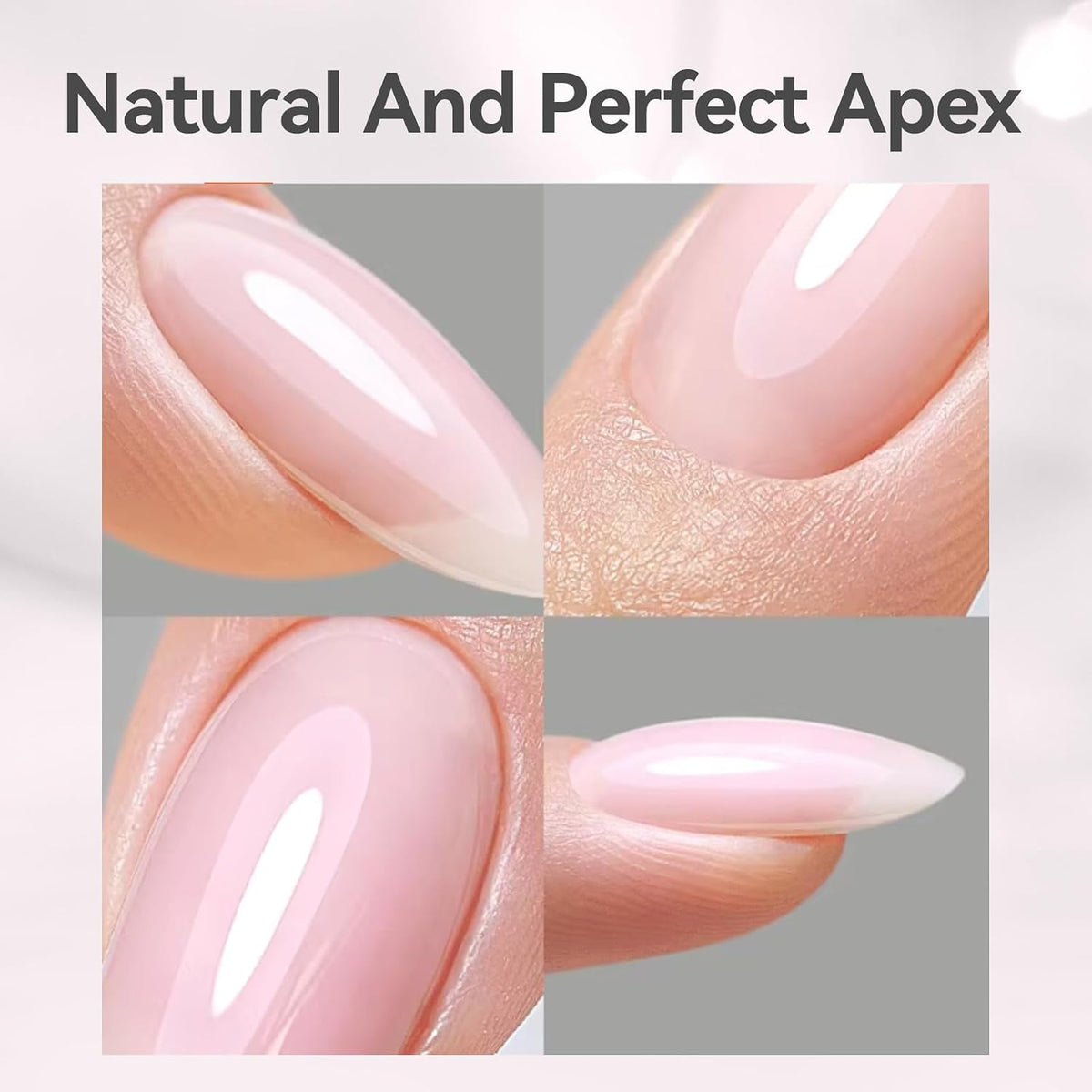 Builder Gel for Nails,8-In-1 Sheer Pink Builder Nail Gel