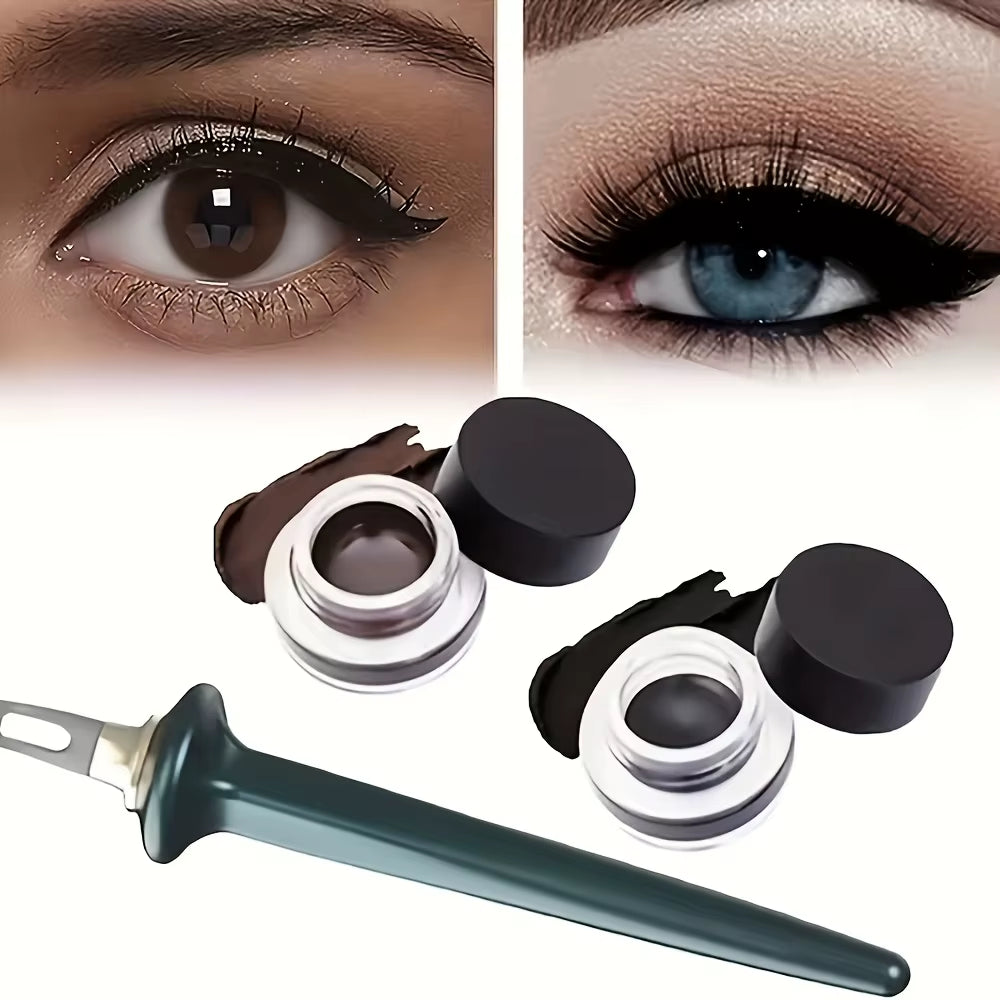 Silicone Eyeliner Brush Waterproof Non-Smudge Eyeliner Auxiliary Tool Eyeliner