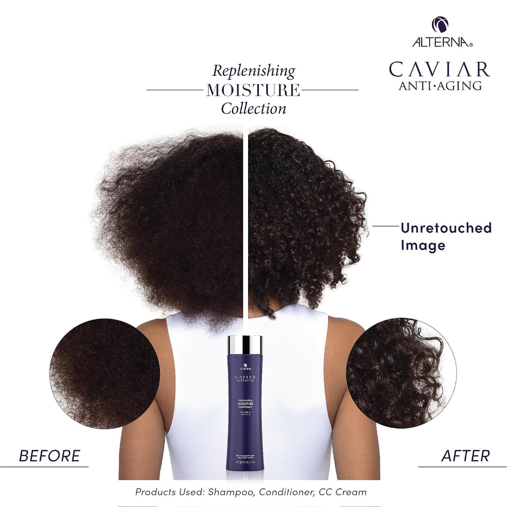 Alterna CAVIAR Anti-Aging Replenishing Moisture Conditioner | for Dry, Brittle Hair | Protects, Restores & Hydrates | Sulfate Free