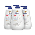 Dove Deep Moisture Body Wash 30.6 Fl Oz Pack of 3 Nourishing Hydration