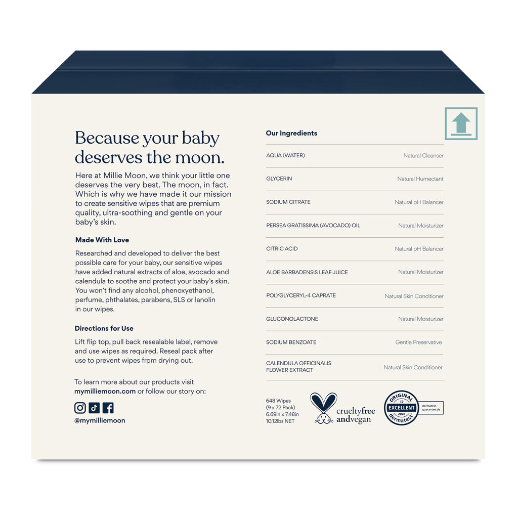 Sensitive Wipes, 648 Count (Select for More Options)