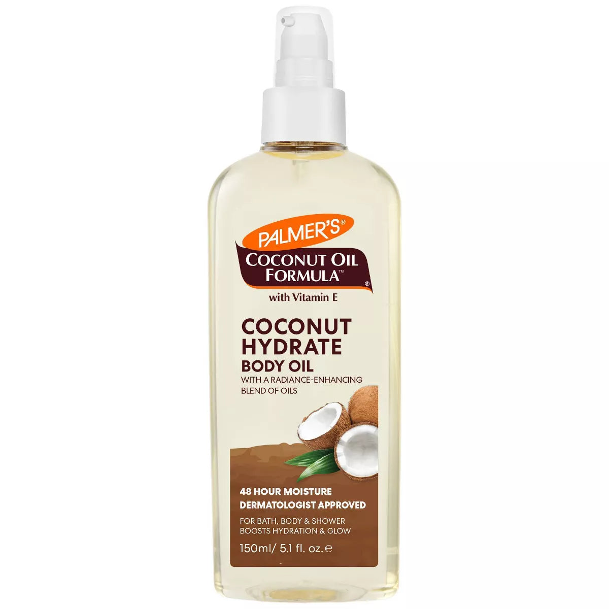 Palmers Coconut Oil Body Oil - 5.1Oz: Moisturizing, Deep Hydration, Softening, Sensitive & Dry Skin