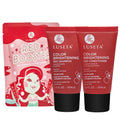 Luseta Color Brightening Red Shampoo and Conditioner Set, Color Depositing for Copper and Color-Treated Hair, Sulfate and Paraben-Free, 2 X 1.01Oz