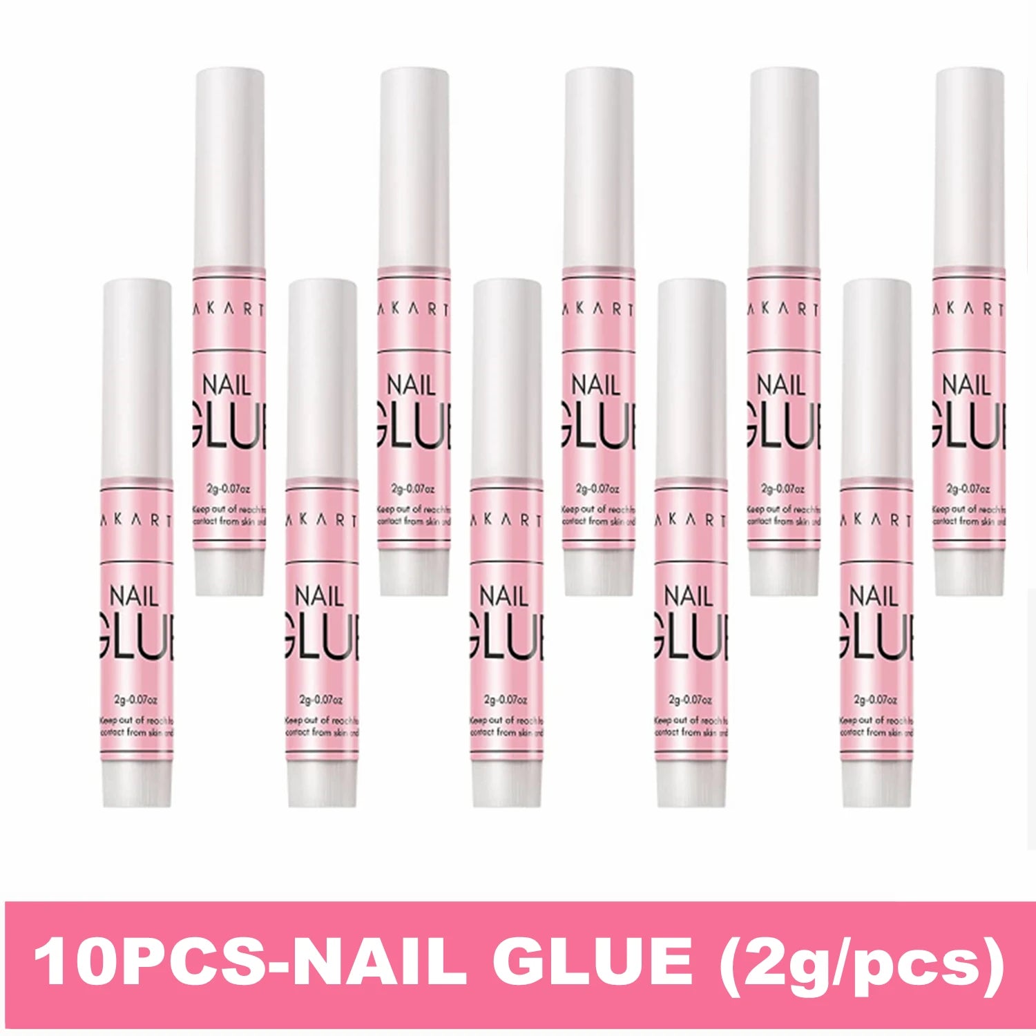 Nail Gel Glue for Press on Nails Soft Acrylic Gel Nail Tips Fake Nails,Super Strong Glue Easy to Control No Lamp Needed
